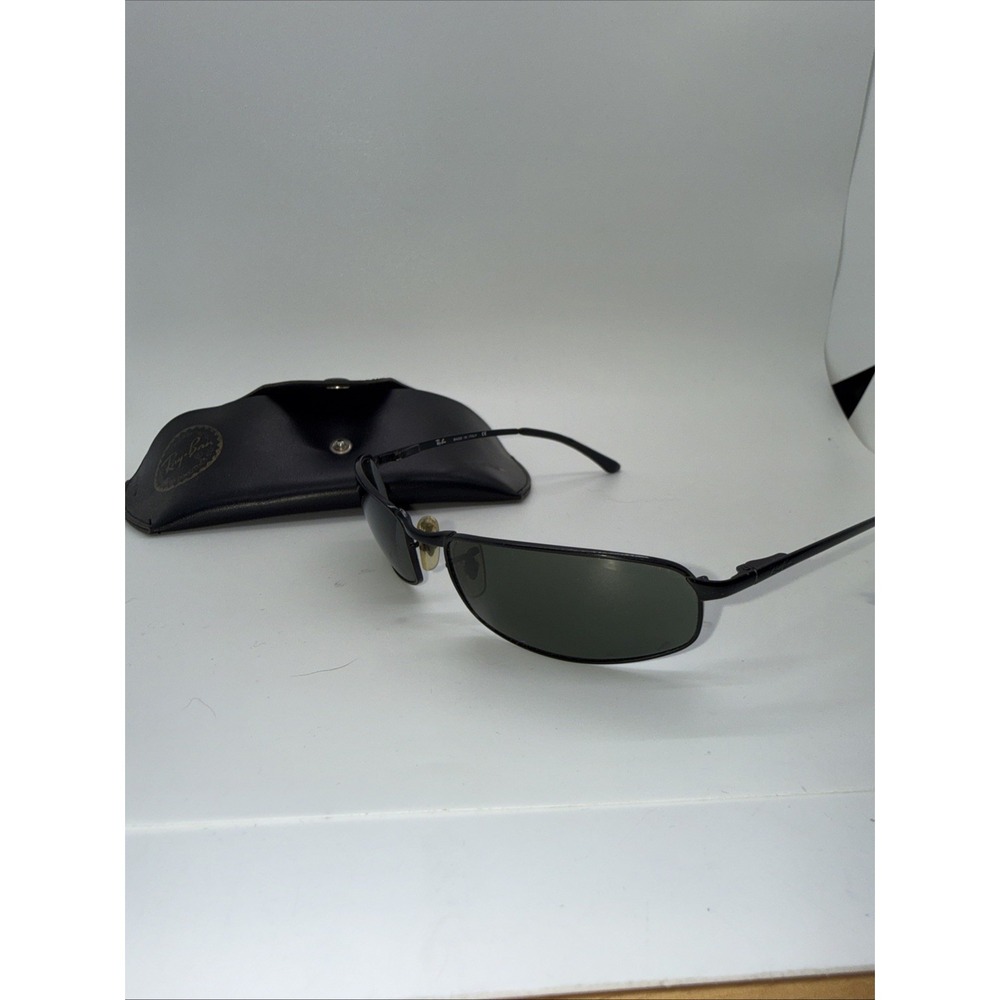 Ray-Ban RB3218 006 Sunglasses READ Black Flex Hinge 61-18 Made in Italy